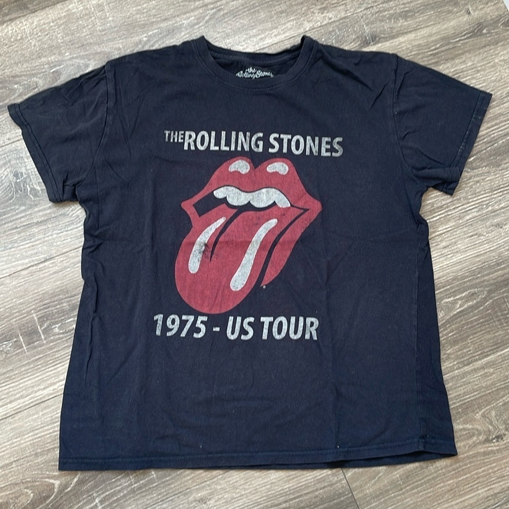 Rolling Stones Distressed Graphic T-Shirt (1975-US TOUR)